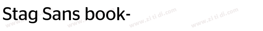 Stag Sans book字体转换